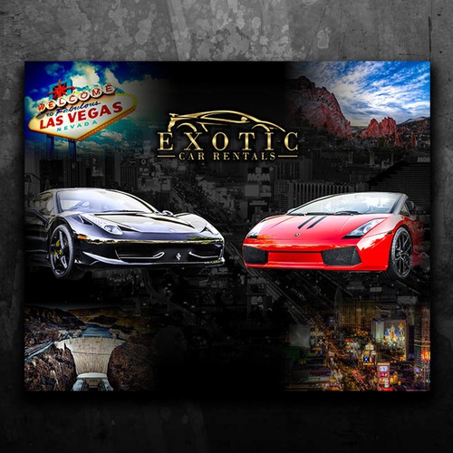 exotic car picture/destination wall poster! Design by Mrs Design ♥