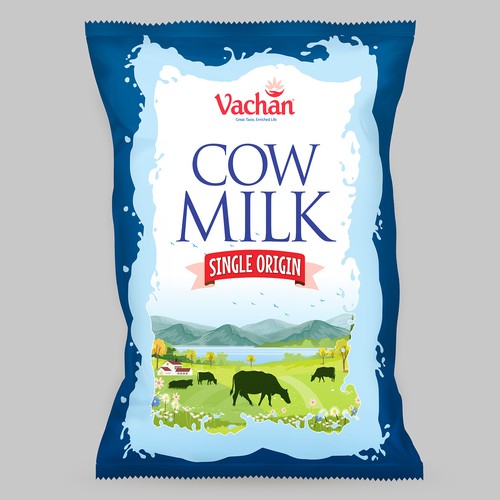 Vachan Cow Milk Design by Moi_Designers