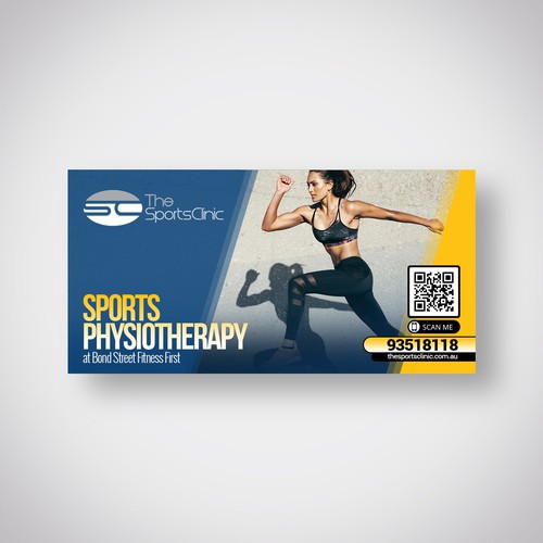 The Sports Clinic Physiotherapy starting in a new gym facility Design by Stanojevic