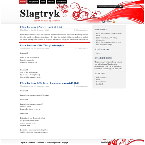 Simple Header and Footer for website Design von pohelasoft