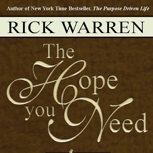 Design Rick Warren's New Book Cover Design por teana