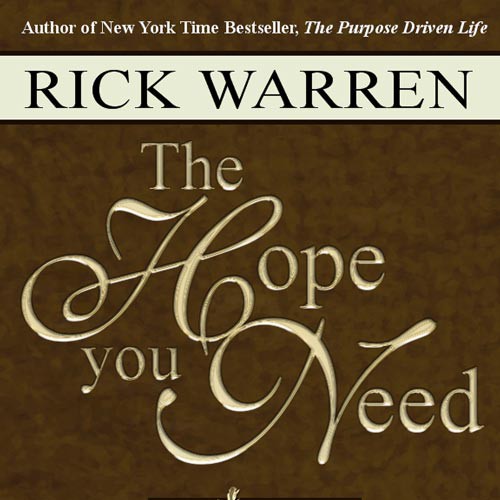 Design Rick Warren's New Book Cover Design réalisé par teana