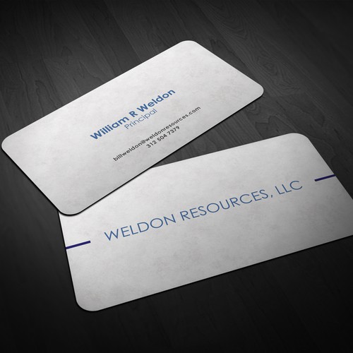 Create the next business card for WELDON  RESOURCES, LLC Réalisé par Roberth C.