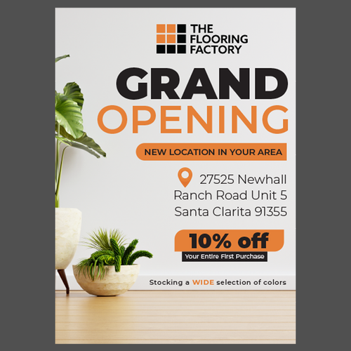 Grand Opening Flyer Design by AbhisheCreatives