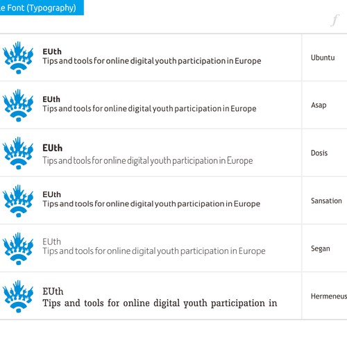 Create a captivating logo for a new european platform for mobile digital youth participation Design by InkSay Design