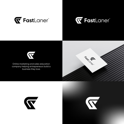 Logo + Brand for Fastlaner™ Design by Delmastd