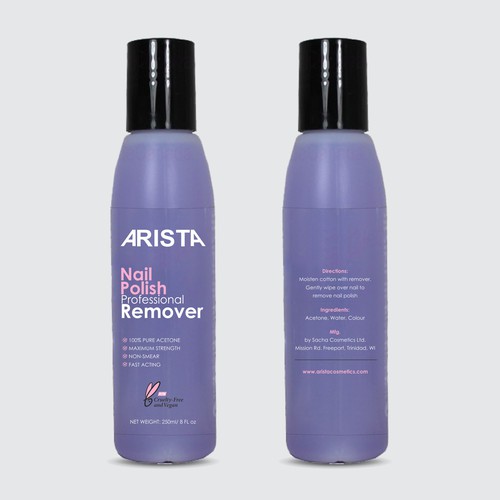 Arista Nail Polish Remover Design por Aarif Sumra