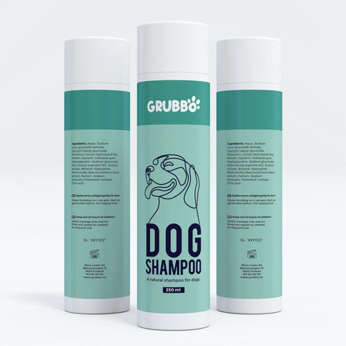 Design label for dog shampoo Design réalisé par interaksi