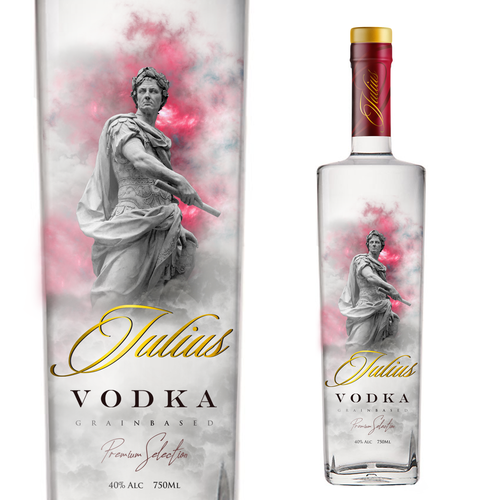 Label design for new vodka Brand Design réalisé par LucaToni