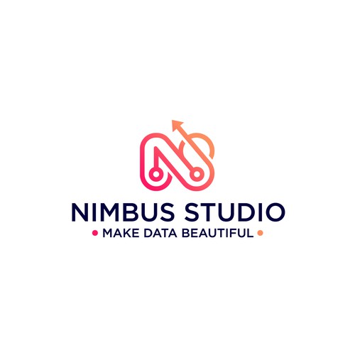 We need a startup logo for a dataviz design studio Design by NUR (LoGo)