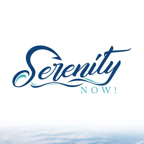 Boat Name Logo    ( Serenity Now! ) Design by Louka.