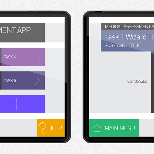 Design di Interactive medical app for use by therapists and patients di vam