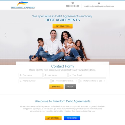 Make an awesome landing page that will generate enquiries Design by KashiArts