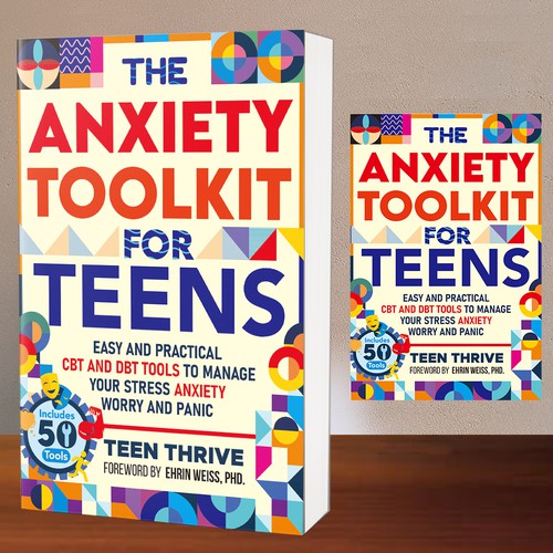 Book cover that POPS and ATTRACTS ATTENTION for TEENS (topic: Anxiety for Teens) Design by ^andanGSuhana^