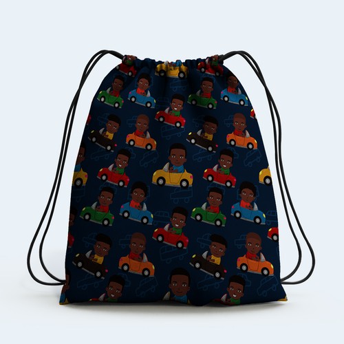 Drawstring Bag Designs for Boys Design by thegarapan