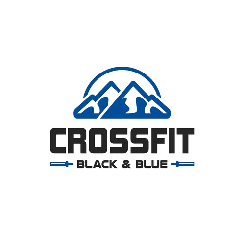 CrossFit Black & Blue -logo design Design by sriredjeki