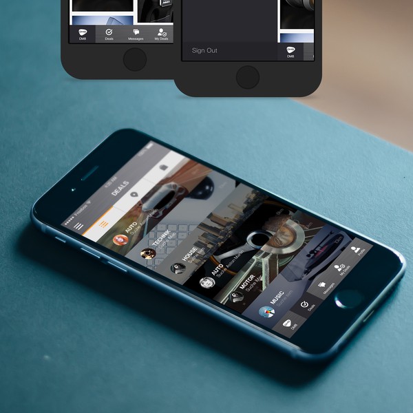 Mobile app for big awesome project DM8