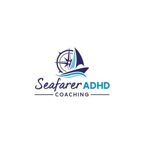 Abstract sailboat logo to evoke navigation and adventure Design by souart