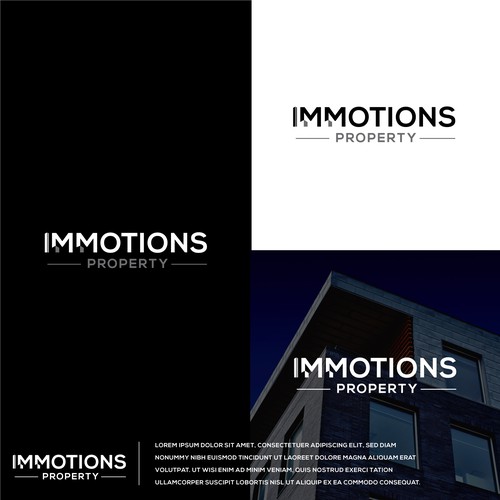 Logo IMMOTIONS PROPERTY Design by creativziner