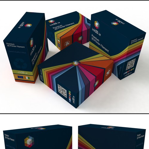 High Quality 3D Printing Filament Packaging Design. | Product packaging ...