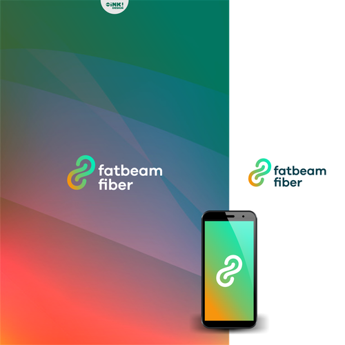 Fatbeam Fiber logo Design by oink! design