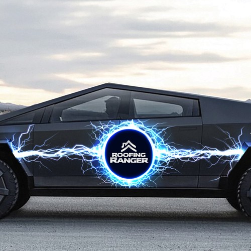 Roofing Ranger Cybertruck design Design by icon89GraPhicDeSign