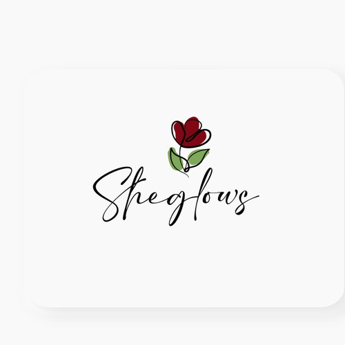 Let's help women glow! Design a beautiful logo for SheGlows Design by QPR