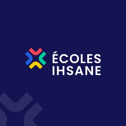 Logo des Écoles IHSANE créatif & moderne Design by bloomintype