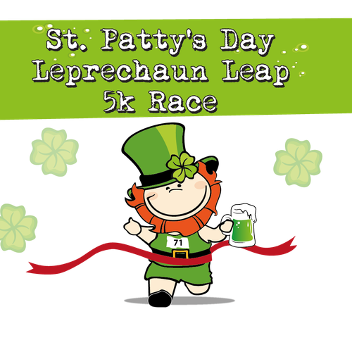 New design wanted for "St. Patty's Day 5k Leprechaun Leap" Diseño de MevenZ