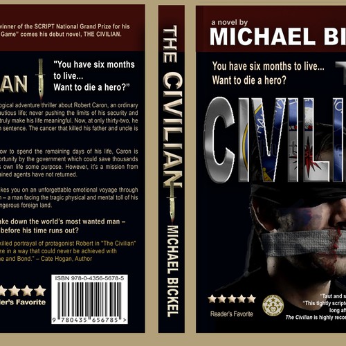 An ICONIC looking book cover for a 5 star reviewed manuscript Design by Kristin Designs