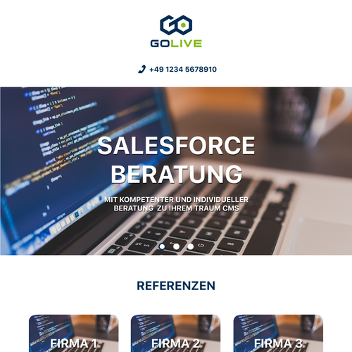 Proposta di design per un contest della categoria Design di sito web realizzata da beeke