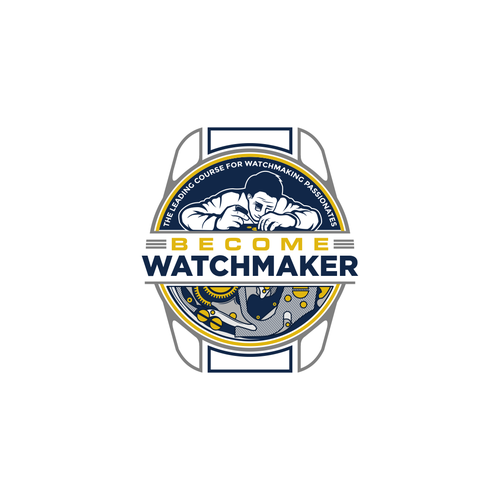need a logo that attract watchmaking passionate to learn how to become watchmaker Design by CHICO_08