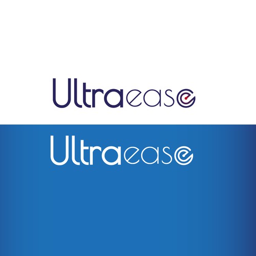 Ultra Ease Logo signalizing relief and ease Design by Poversky