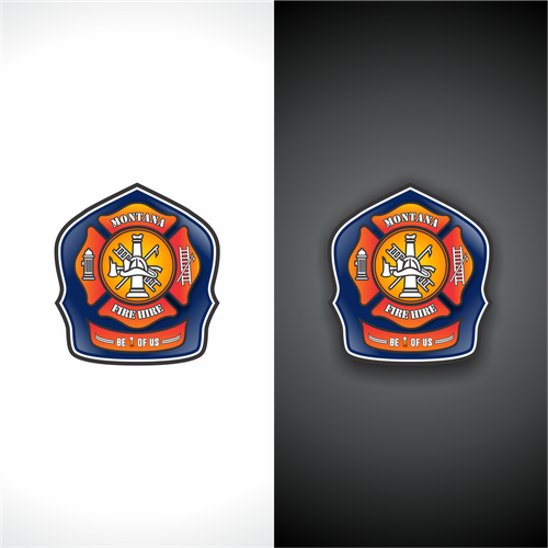 Powerful Logo to Inspire locals to be Volunteer Firefighter Design by optimistic86