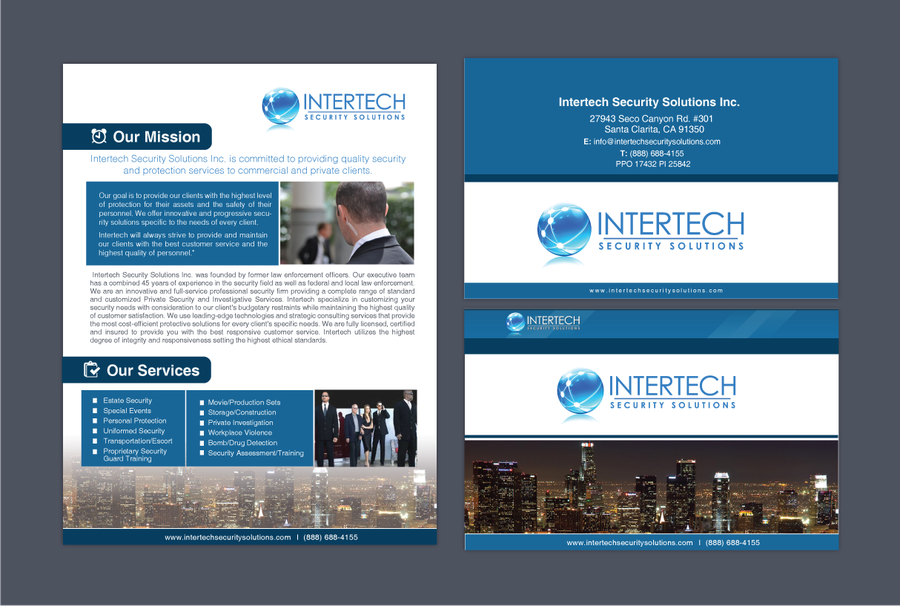 Intertech Security Solutions needs a new postcard or flyer | Postcard ...