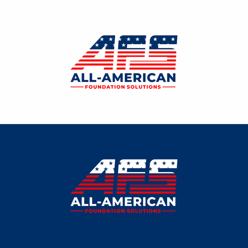 All-American Foundation Solutions Company Logo Design by DSGNESIA™