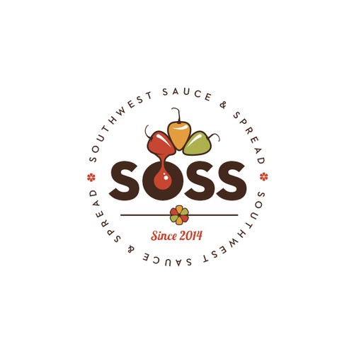 A playful vintage logo for hot sauce Design by trumpdesign