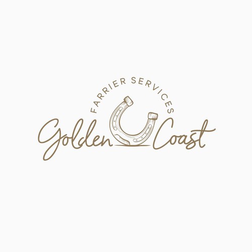 Golden Coast Farrier Services Design by tasa