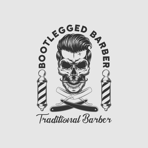 Traditional Barber shop logo Design by antimasal