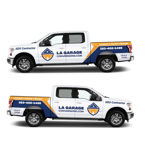 Designs Wrap my truck and trailer Car, truck or van wrap contest