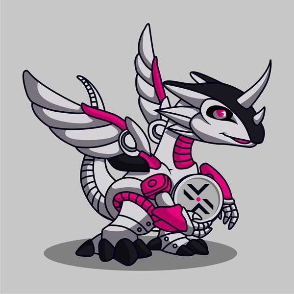 Design by Wemdesain titled "baby dragon robot"