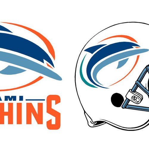 99designs community contest: Help the Miami Dolphins NFL team re-design its logo! Design by fs42158