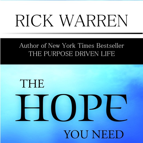 Design Rick Warren's New Book Cover Design réalisé par e3