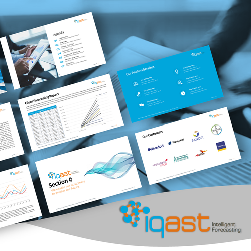 We need a cool powerpoint template for an Artificial Intelligence Startup - can you help pls? Design by jose leandro