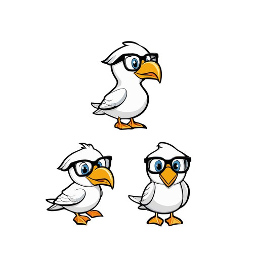 Diseño de We need a Seagull mascot de lindalogo