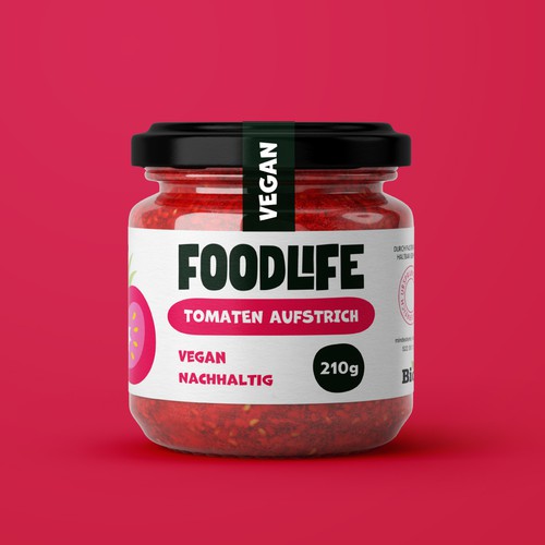 Gläser Etikett Foodlife Design by SBranco Design