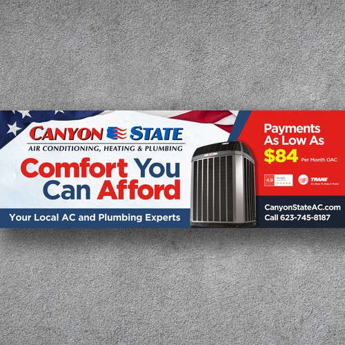 Design An Eye-Catching Billboard For An HVAC Company Design réalisé par STMRM