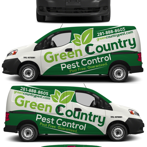 Stunning Wrap for Pest Control Van Design by theANUNGs