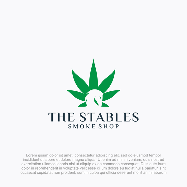 Design by Azalia™ titled "the stables smoke shop"
