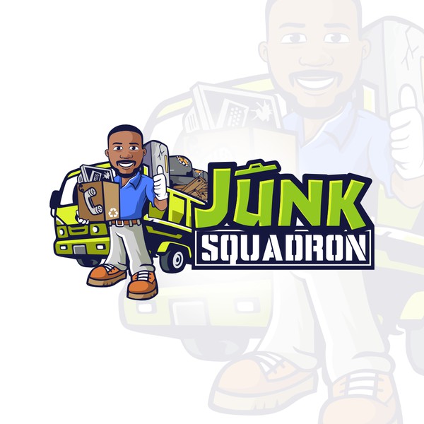 Design by TimNice titled "Mascot logo design for junk and removal company"
